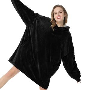 Synergy Organic Clothing Black Oversized Sweater